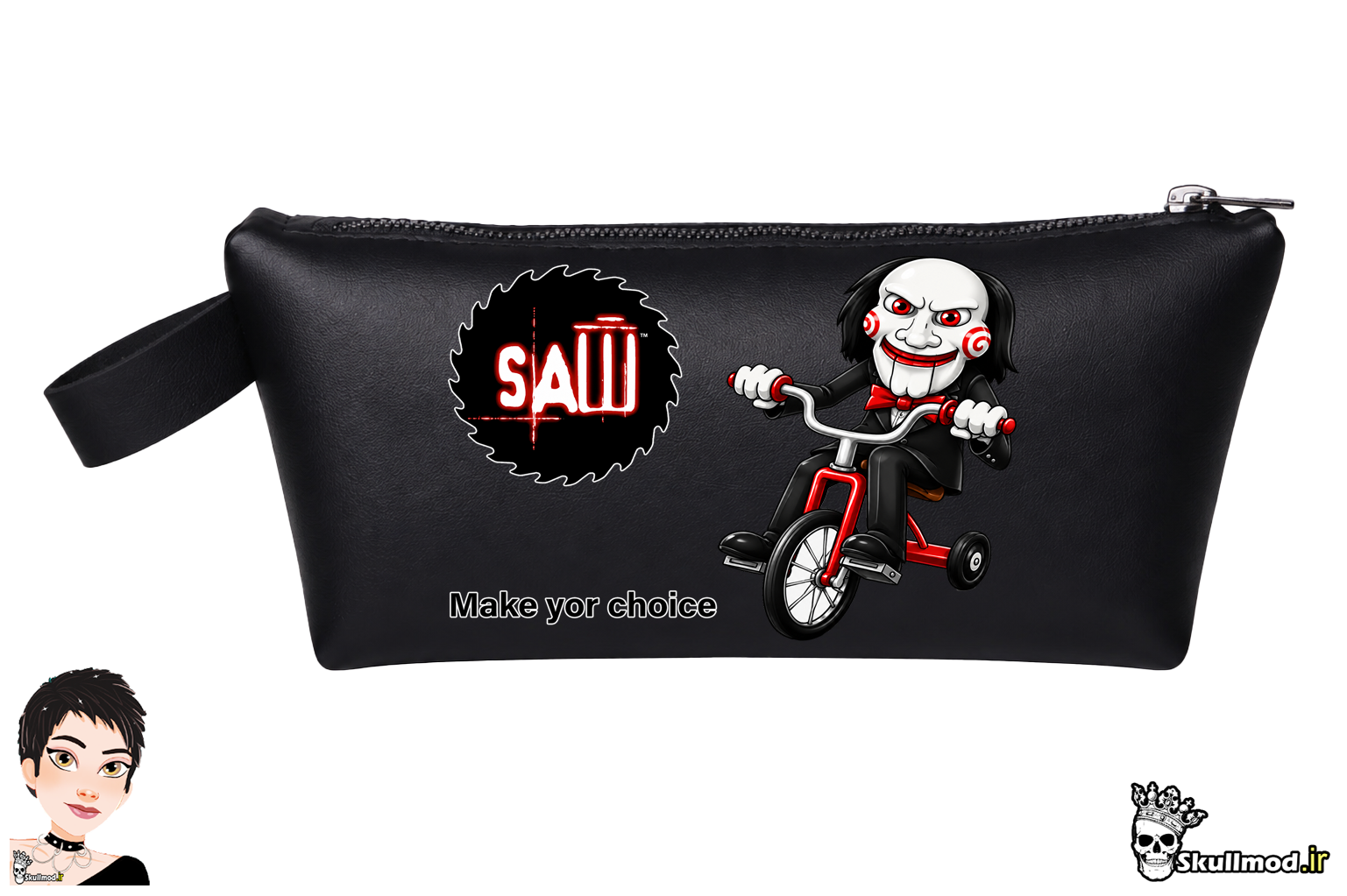 جامدادی چرمی saw (24*9)