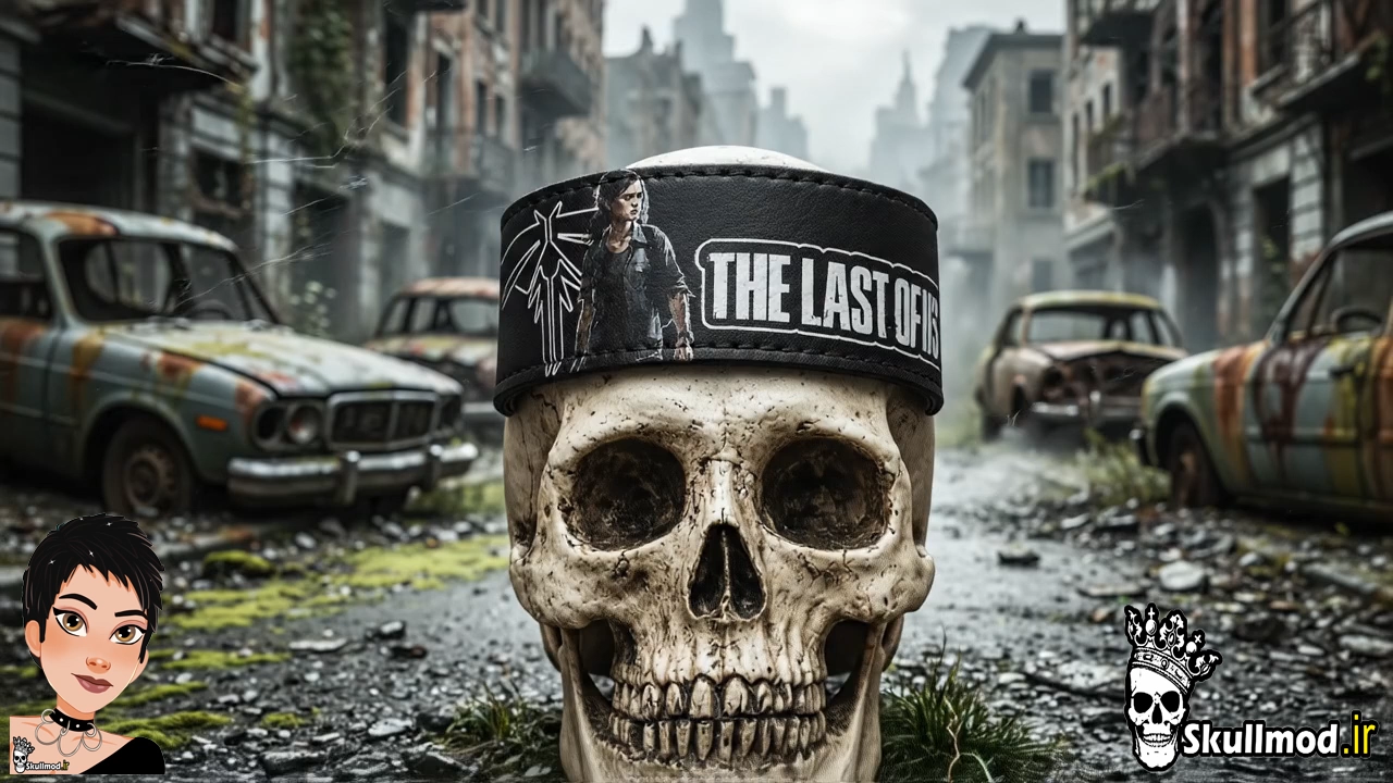 دستبند چرمی طرحدار مدل THE LAST OF US
