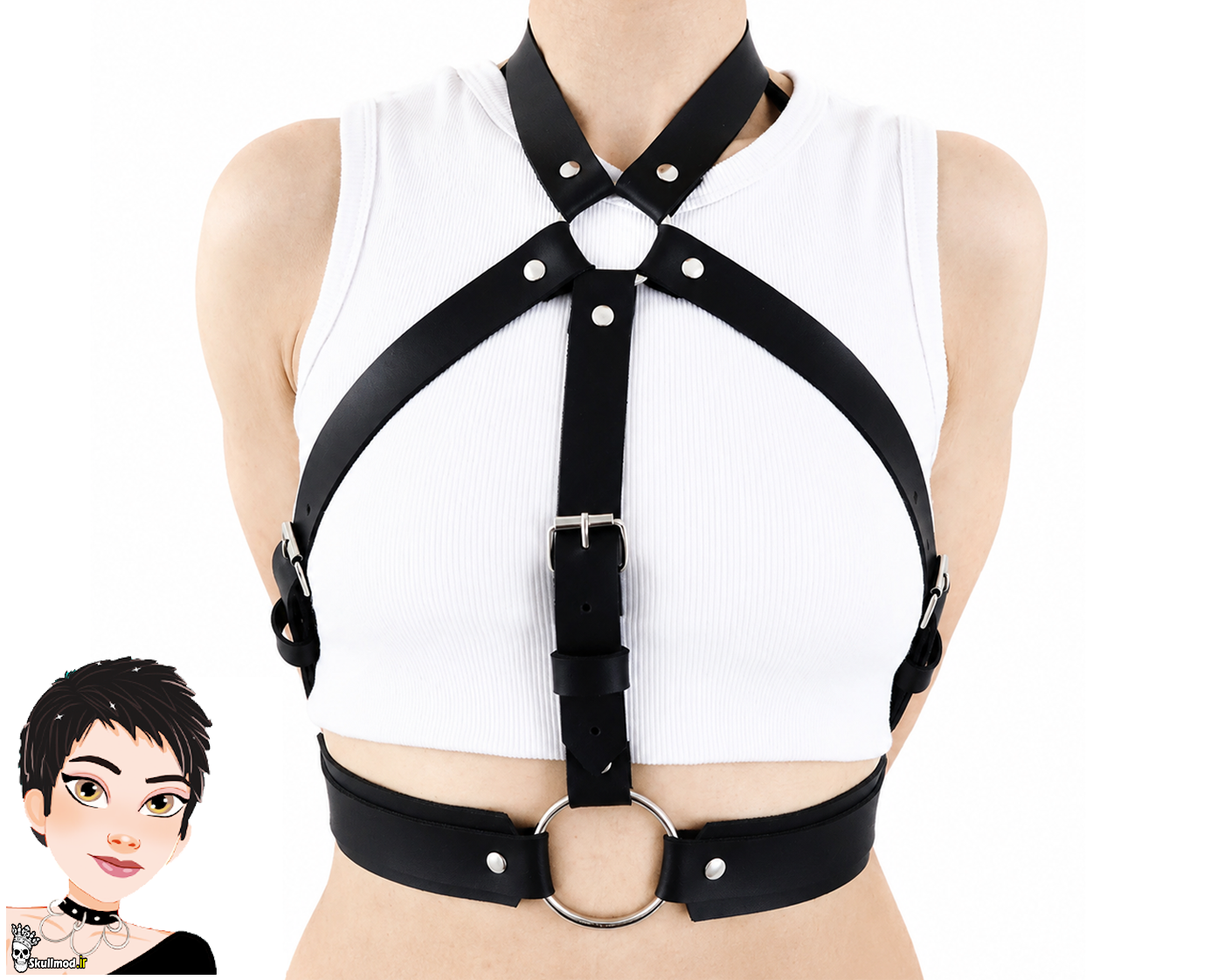 هارنس چرم چهار حلقه